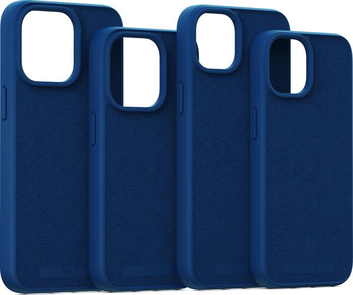 Image du produit Njord Étui rigide en daim MagSafe bleu marine (Apple iPhone 15)