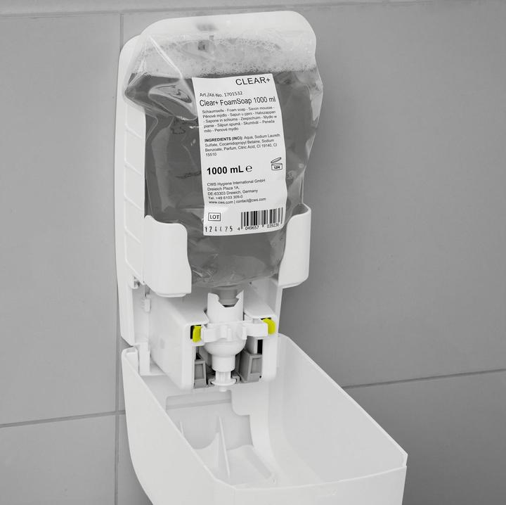 Produktbild Clear+ by CWS Schaumseife 500ml, 6er Pack (Flüssigseife, 500 ml)