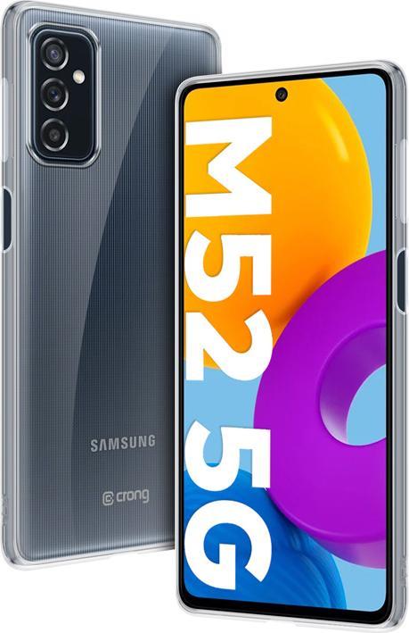Actual product image Crong Crystal Slim Cover - Protective Case for Samsung Galaxy M52 5G (Clear) (Samsung Galaxy M52 5G)
