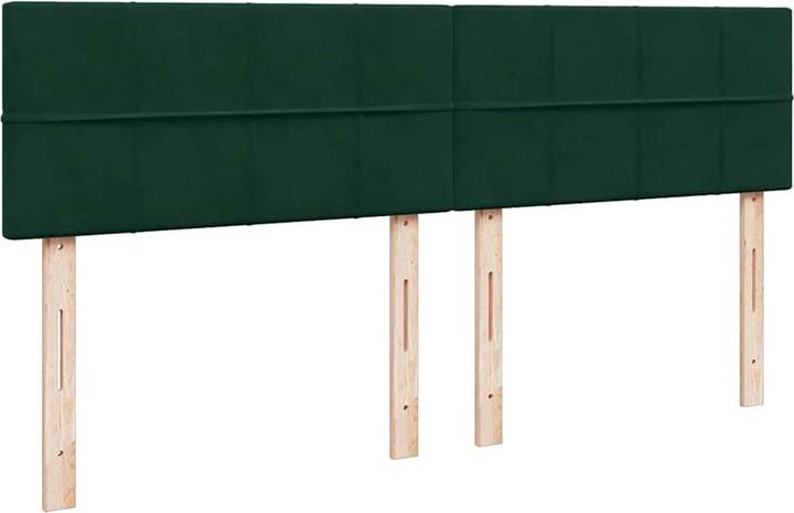 Produktbild vidaXL Bo x springbett mit Matratze 180 x 200 cm Samt (180 x 200 cm)