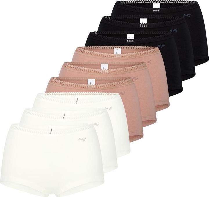 Braun, Creme, Schwarz