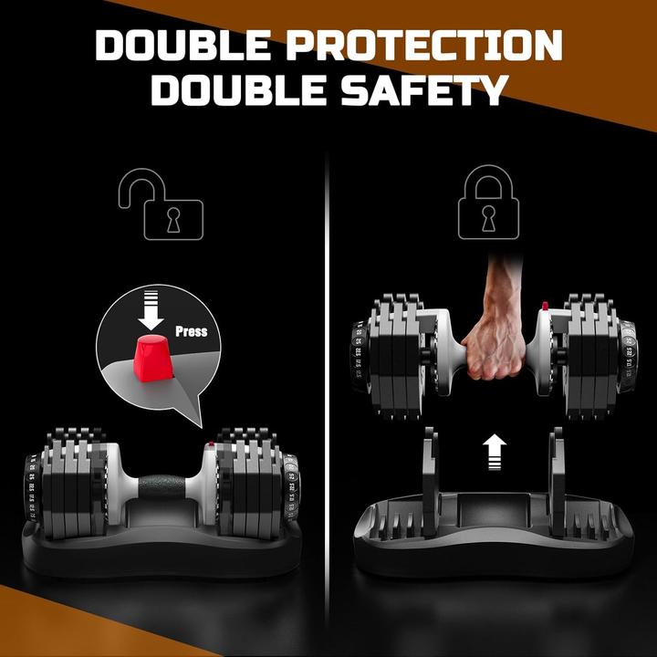 Produktbild Ativafit Verstellbare Kurzhantel mit Anti-Rutsch-Griff