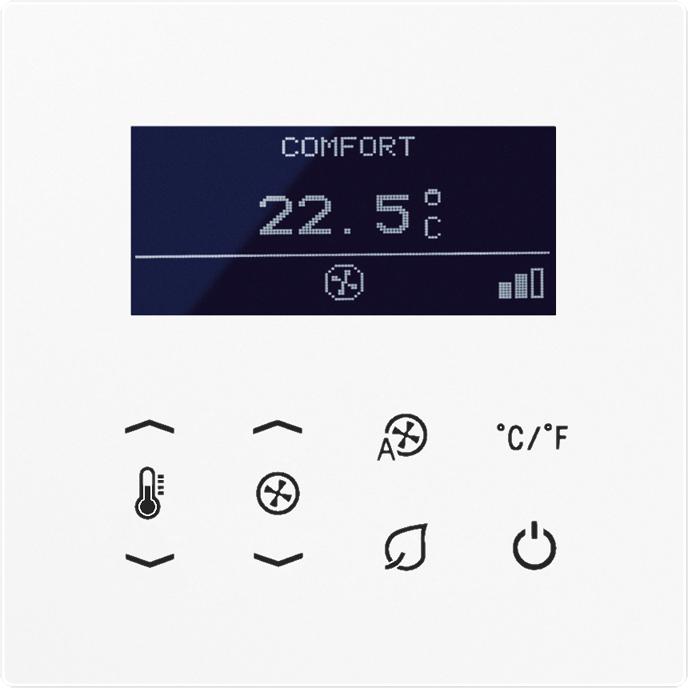 Actual product image JUNG KNX Room Temperature Display TR D LS 9248 WW