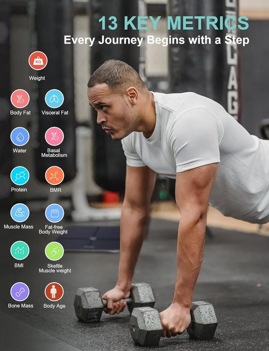 Immagine prodotto Healthkeep Monitor della composizione corporea (180 kg)