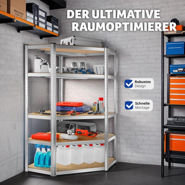 Immagine prodotto tectake Scaffale per carichi pesanti scaffale angolare Manfred