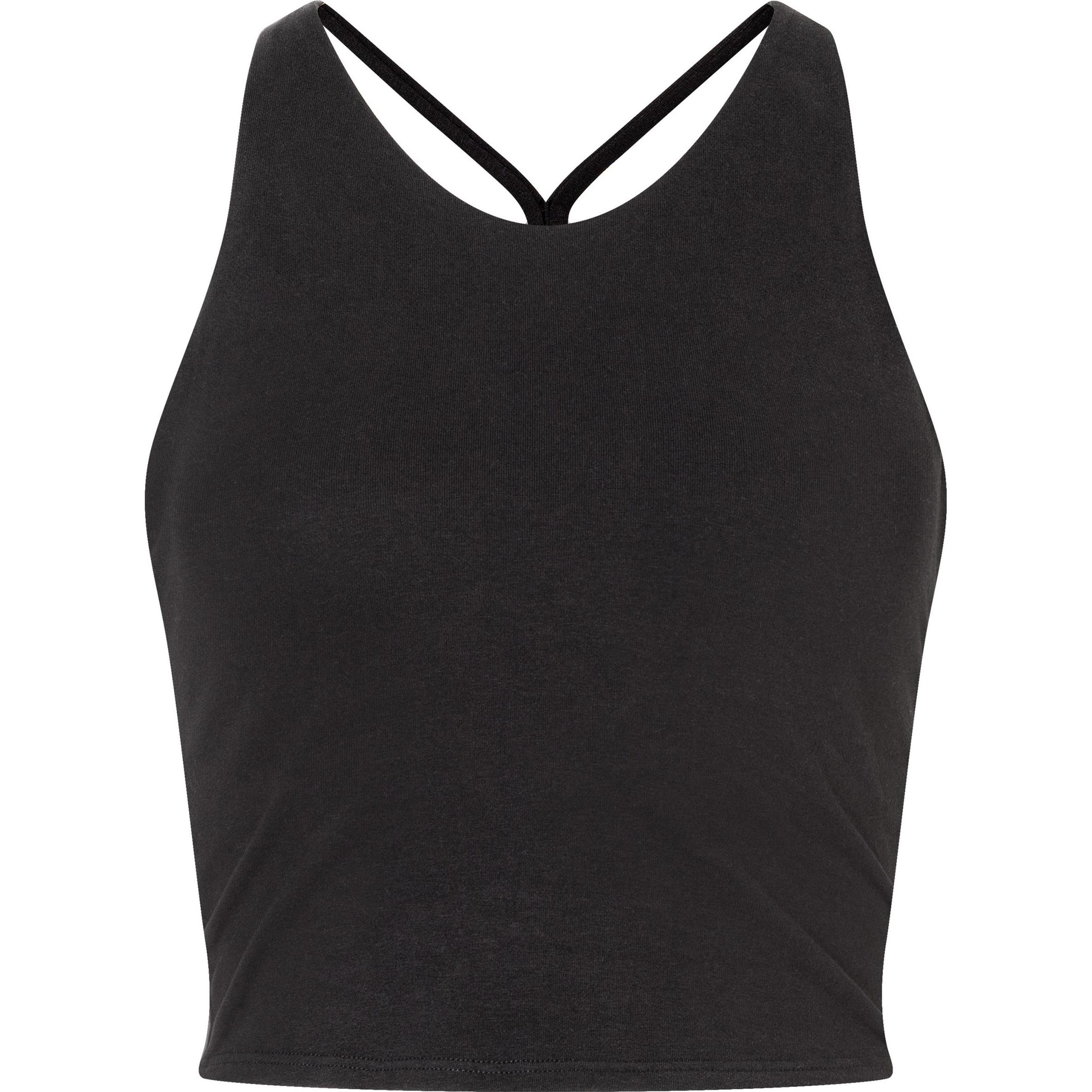 Mandala, Damen, Shirt, Women's Cross Top, Schwarz, (L)