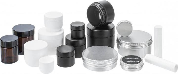 Actual product image Glorex Cosmetic Jar Double-Walled 30 ml, Black