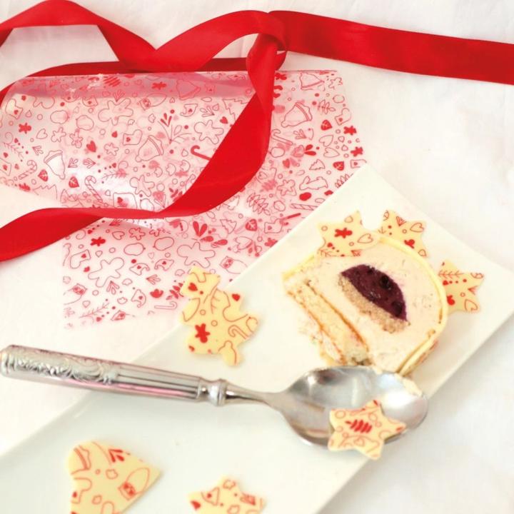 Image du produit ScrapCooking Lot de 2 feuilles de transfert motifs de Noël goût chocolat (2 x)