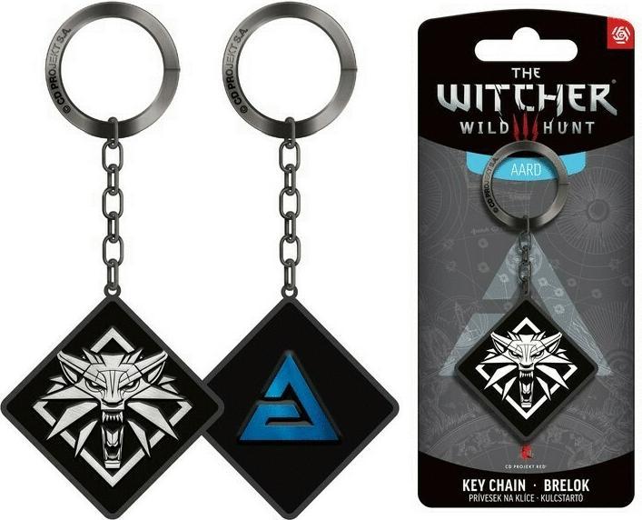 Actual product image Good Loot The Witcher 3 AARD Symbol Keychain