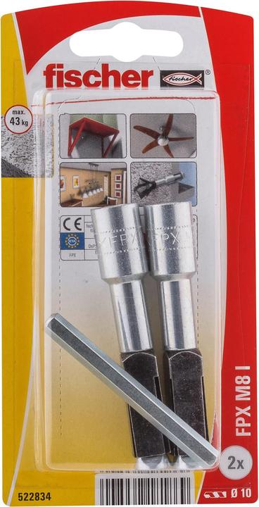 Image du produit Fischer Ancrage pour béton cellulaire FPX M8 I K (2 pcs)