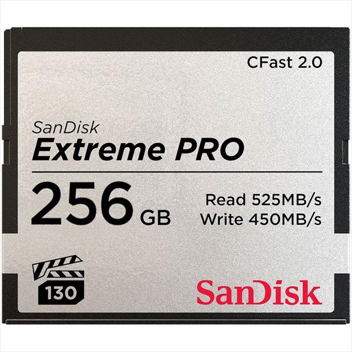 Produktbild SanDisk Cfast Card Extreme PRO (256 GB, CFast)
