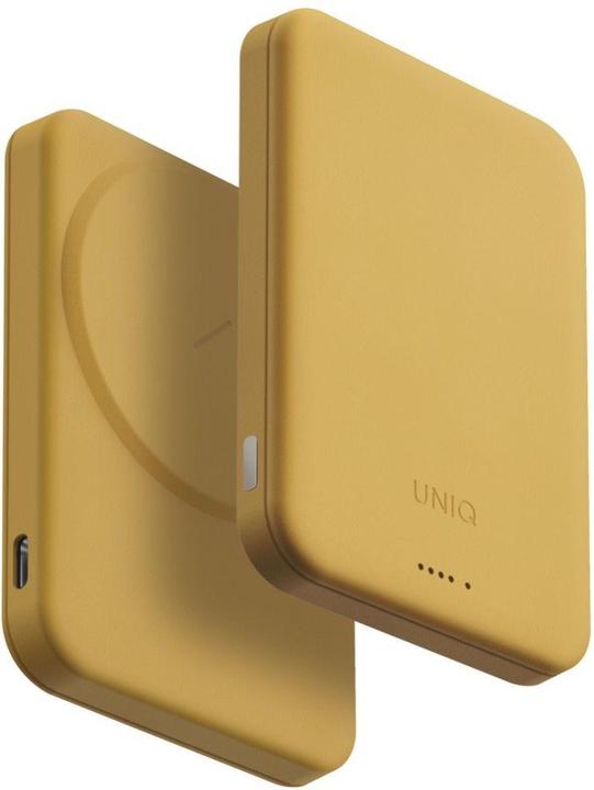 Produktbild Uniq Powerbank Lyden Lexa Magnetic 5000mAh PD USB-C MagSafe yellow (5000 mAh, 15 W)