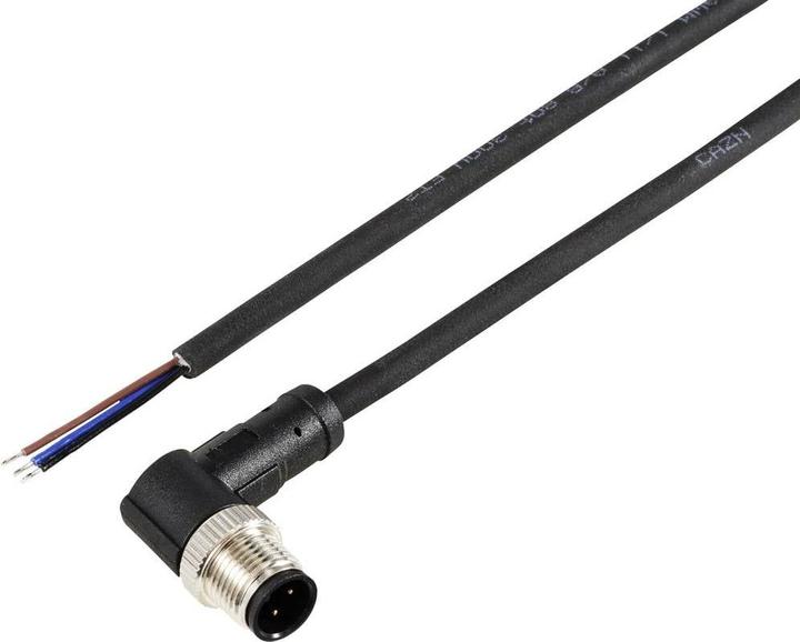 Actual product image Tru Components TC-12833096 Sensor-/Aktor-Anschlussleitung M12 Stecker, gewinkelt