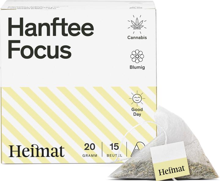 Produktbild Heimat Hanftee Focus (Good Day) (20 g)