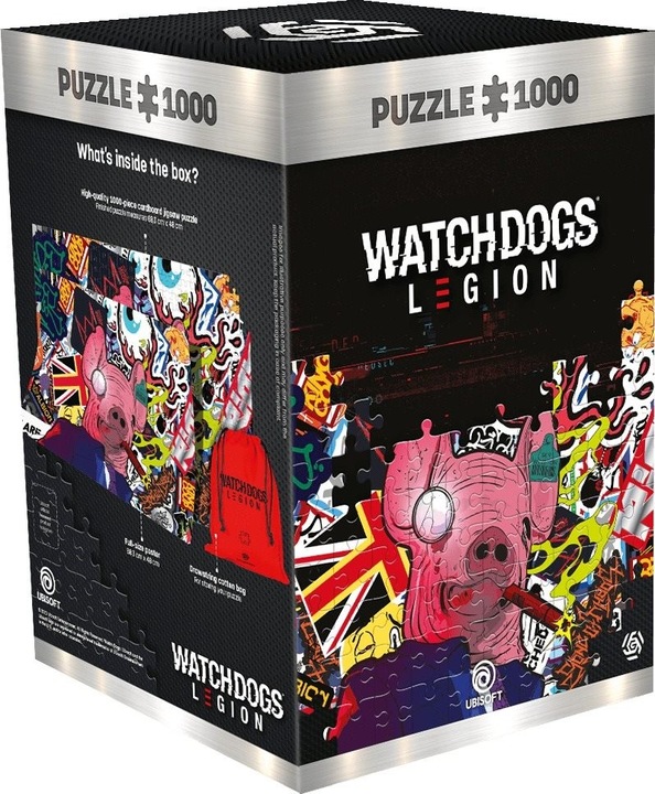 THQ WATCH DOGS LEGION: PIG MASK PUZZLES 1000 pcs (1000 pieces)