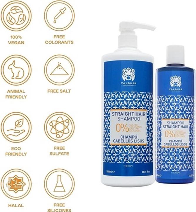 Actual product image Valquer Smooth Hair Shampoo 400ml (400 ml, Liquid shampoo)