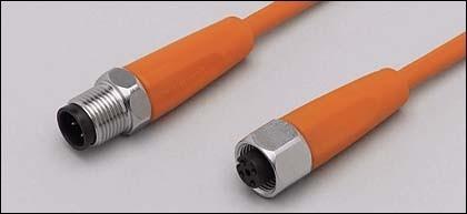 Produktbild IFM Verbindungskabel ger/ger. M12 4p vergoldet EVT04 - Kabel - 5 m