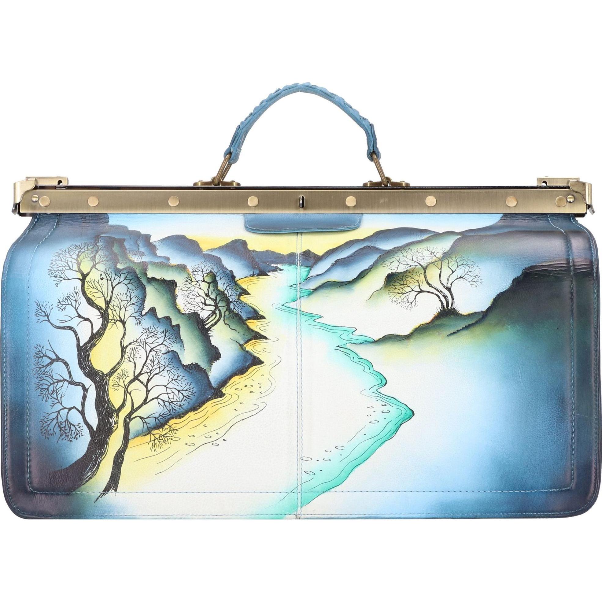 Thumbnail - Greenland Nature, Koffer, Art+Craft Doktorkoffer Leder 48 cm Laptopfach, (36 l, Handgepäck (bis 50l))