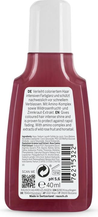 Produktbild Rausch Farbschutz-Shampoo mit Wildrose (40 ml, Flüssiges Shampoo)
