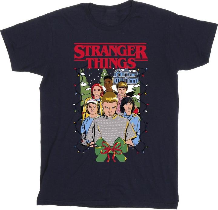 Image du produit Netflix - T-shirt STRANGER THINGS CHRISTMAS POSTER - Garçon (152, 158)