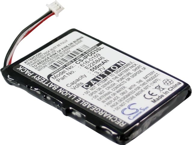 Produktbild NoName Battery for Apple iPod (3rd Gen) 550mAh, 3.7V