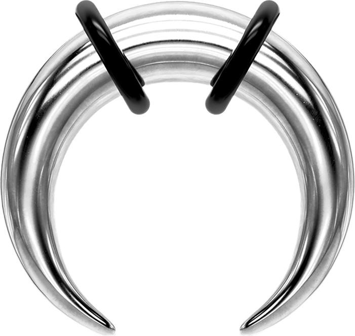 Immagine prodotto Star Piercing Falce d'argento in espansione (senza ottone, Acciaio chirurgico 316L)
