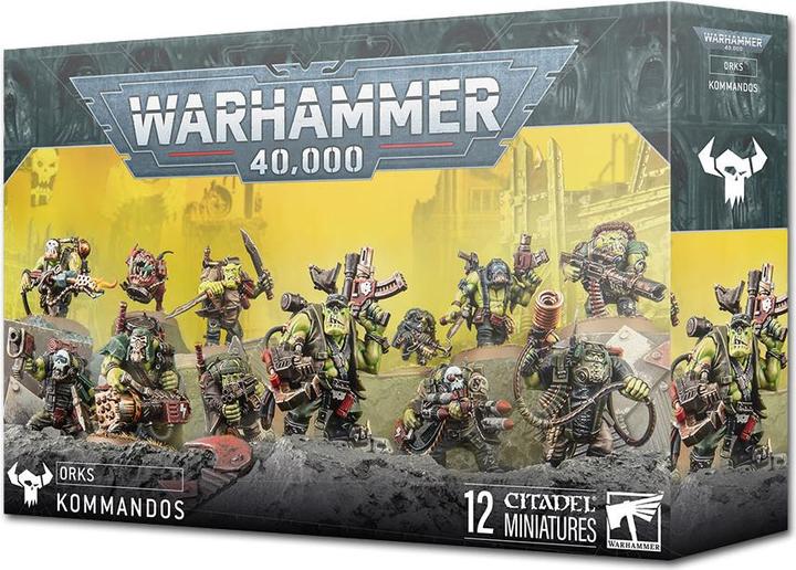 Actual product image Games Workshop Warhammer 40k - Kommandos Orks (2025) (Plastic)