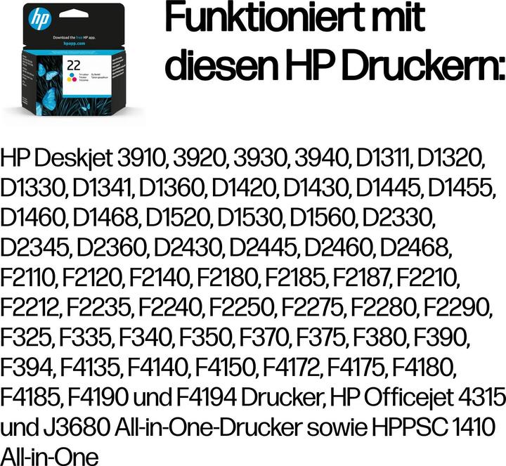 Produktbild HP 22 (Color)