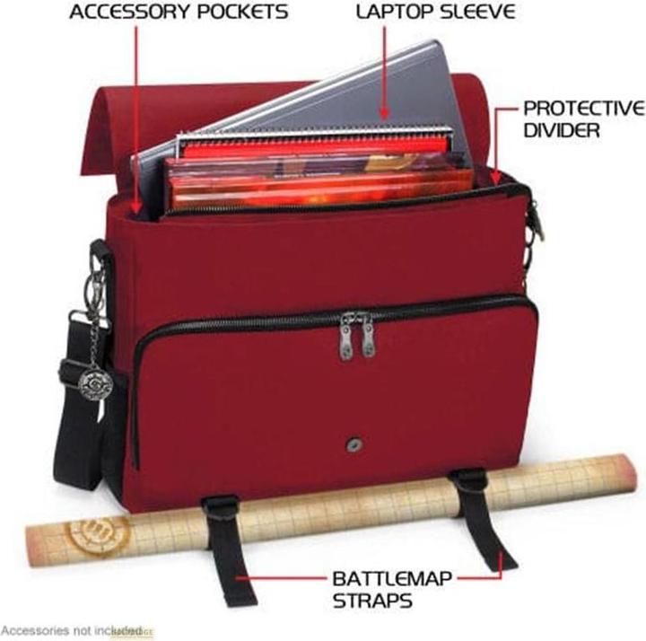 Immagine prodotto Enhance Borsa del giocatore di giochi di ruolo da tavolo Edizione da collezione Scaglie di drago rosso