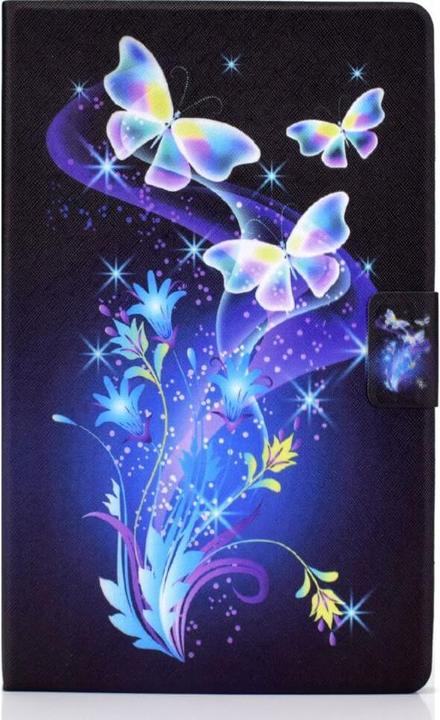 Cover-Discount Galaxy Tab A9+ - Protective cover butterfly purple (Galaxy Tab A9+)