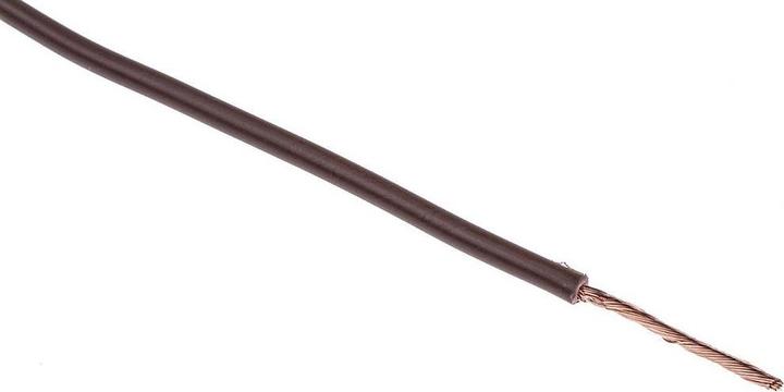Actual product image RS PRO 2491X brown equipment wire,1.5sq.mm 100m (100 m)