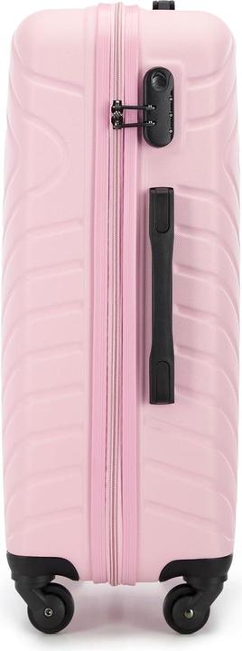 Immagine prodotto Wittchen 4-teiliges Cube Line Kofferset (96 l, Bagaglio a mano (fino a 50 litri), M (50 - 90l), L (90 - 115l))