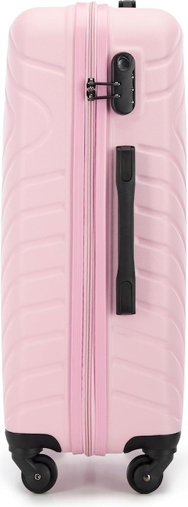 Actual product image Wittchen 4-teiliges Cube Line Kofferset (96 l, Hand luggage (up to 50 litres), M (50 - 90l), L (90 - 115l))