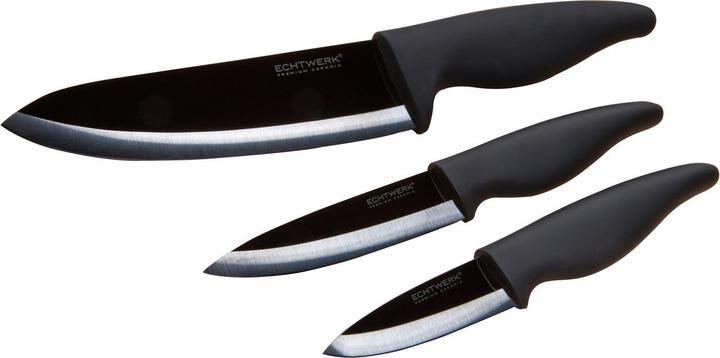 Echtwerk EW-KM-0150 Keramikmesser Set 3tlg - Black Mirror