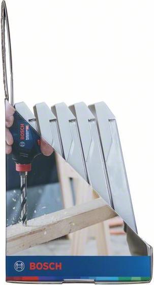 Image du produit Bosch Professional Zubehör HSS PointTeQ Jeu de forets hexagonaux en vitrine, 5 pièces, 2-6 mm (6 mm)