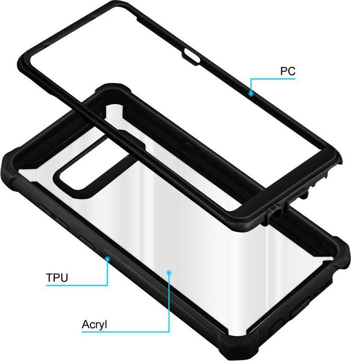 Produktbild Cadorabo Hybrid 2-in-1 Acrylic Cover (Samsung Galaxy Note 8)
