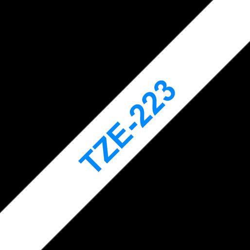 Thumbnail - Brother, Beschriftungsband, TZ223 Laminiertes Band (1.70 cm, Blau, Weiss)