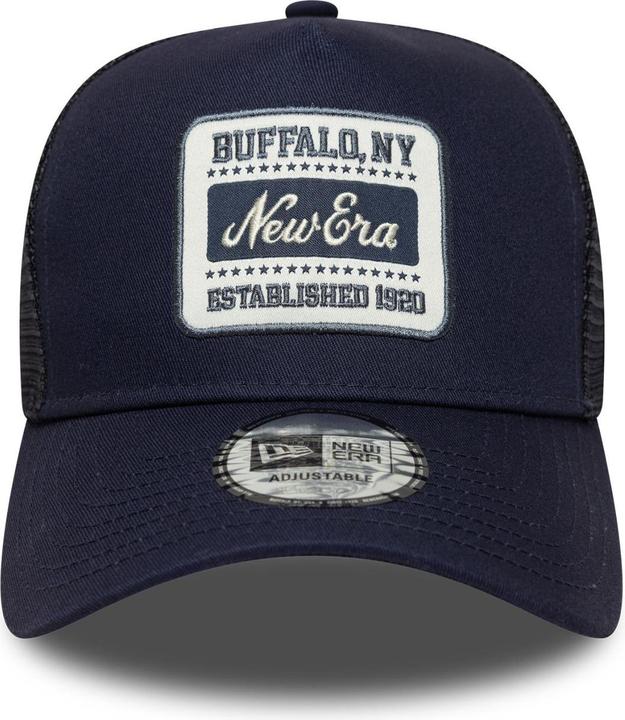 Produktbild New Era A-Frame Mesh Trucker Cap - Brand Patch Navy (One Size)