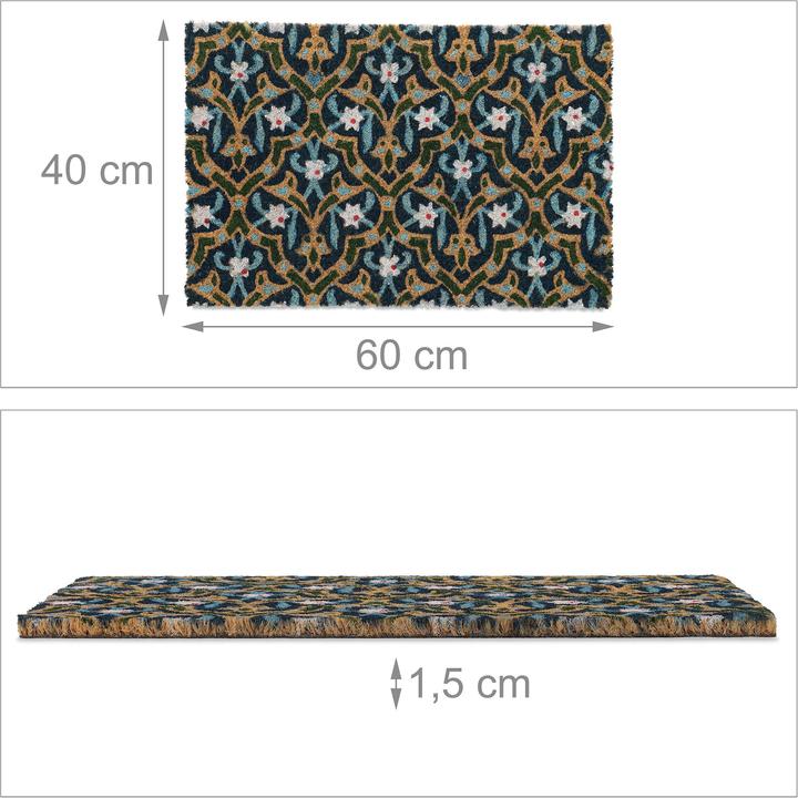 Produktbild Relaxdays Fussmatte (60 x 40 x 1.5 cm)