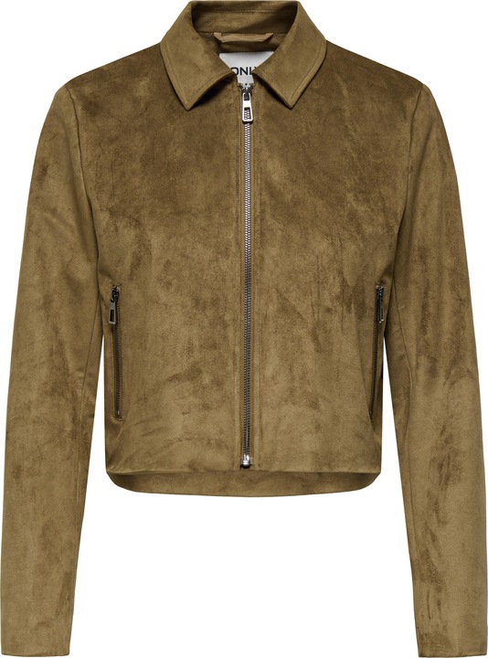 Only Onltulip Faux Suede Zip Jacket Otw