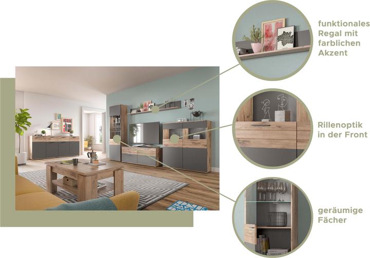 Image du produit Xonox Home Mason (200 x 40 x 91 cm)