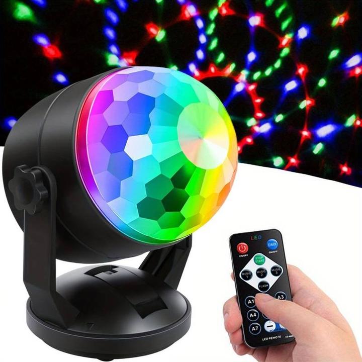 Actual product image ASMI LED Mini Sound Disco Party Light