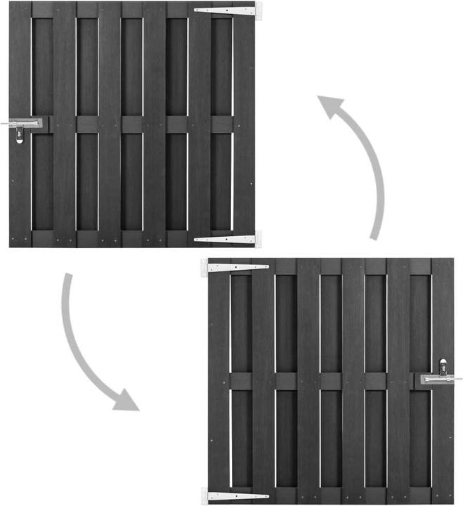 Actual product image vidaXL Gartentor