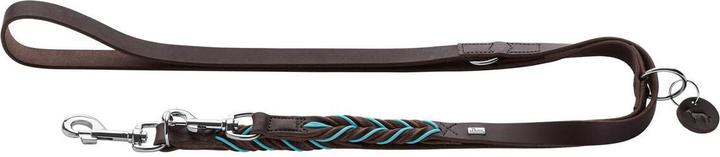 Dark brown, Turquoise