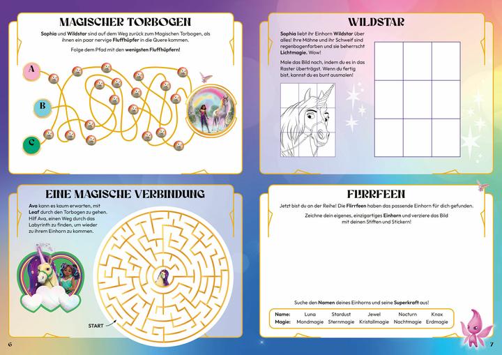 Produktbild Unicorn Academy – Stickerbuch