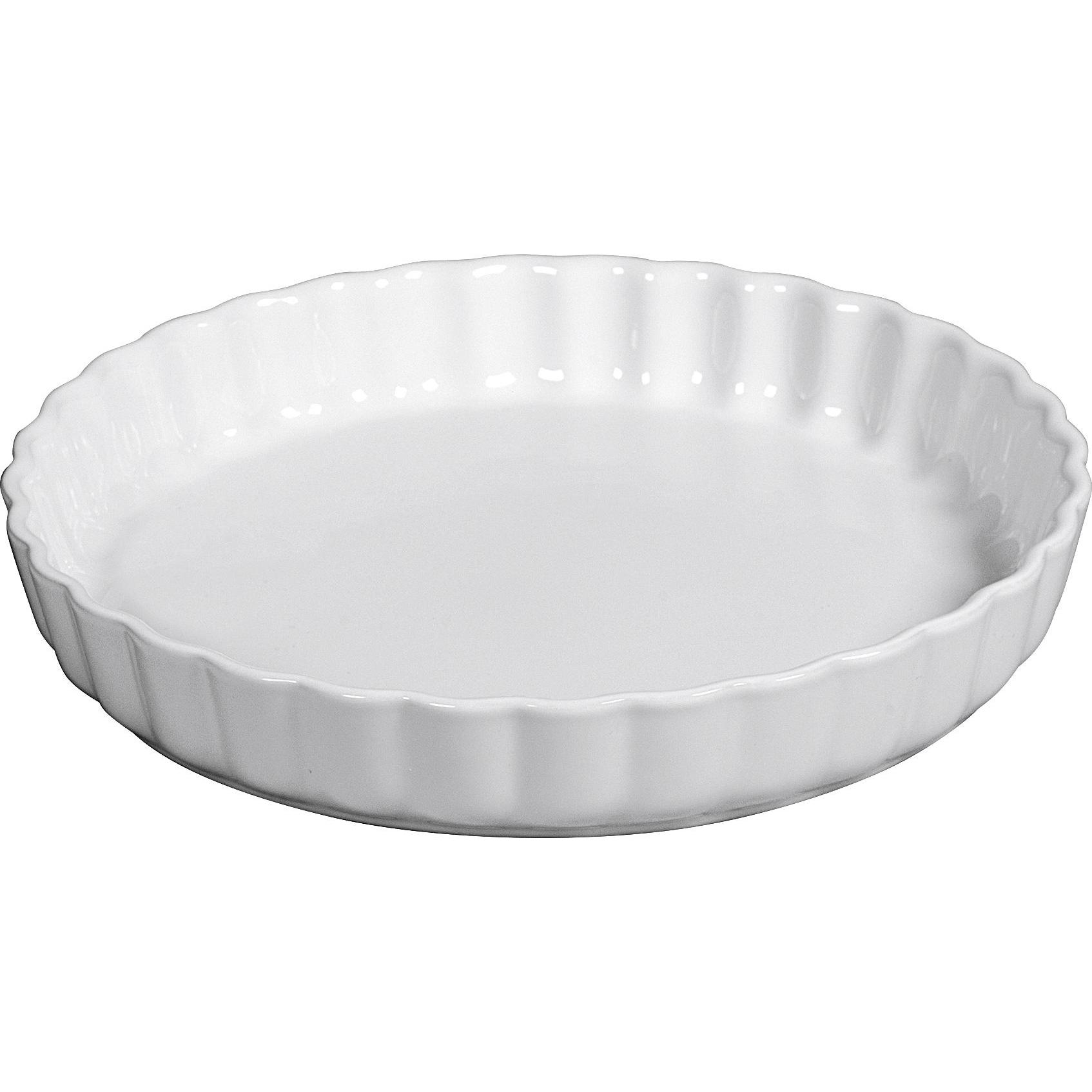 4x Vista alegre Tortenform Steingut 5cm Ø29cm weiss, Backform, Weiss