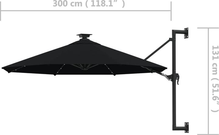 Actual product image vidaXL Sonnenschirm (3 m)