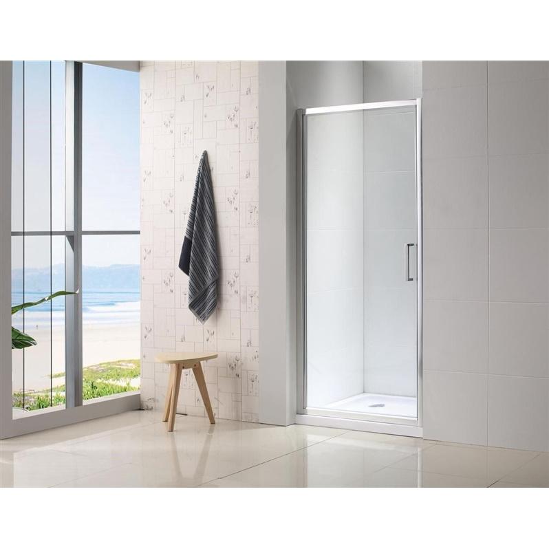 Masterjero, Türdichtung, SHOWER DOOR 80X190CM 6MM CHROME