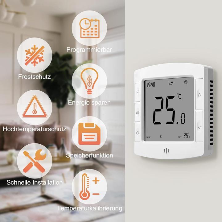 Produktbild Briidea Digitaler Raumthermostat