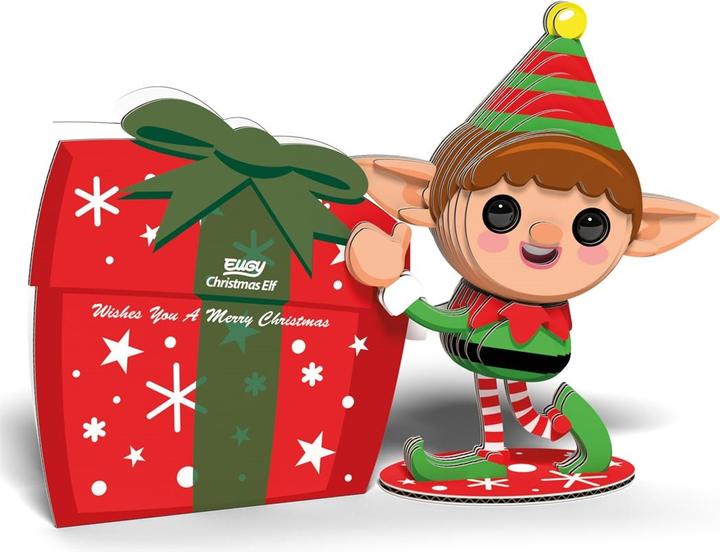 Actual product image Eugy 3D handicraft set Christmas elf (MQ6)